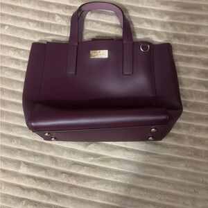 Kate Spade Mini Nelle Purple Tote Handbag